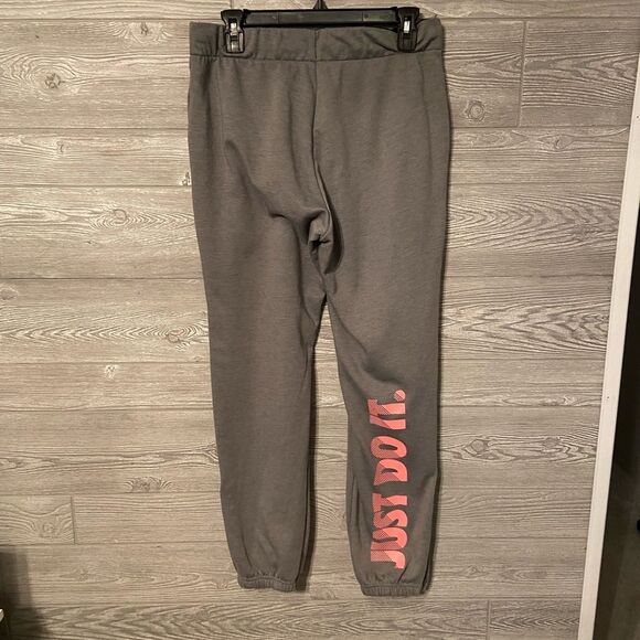 Nike Just Do It Jogger Pants Gray Women's Activewear Sweatpants - Picture 3 of 5